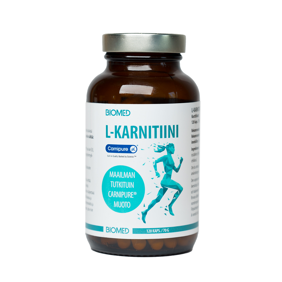 Biomed Carnipure L-Karnitiini 120 kaps.