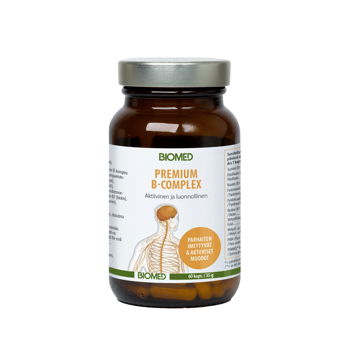 Biomed Premium B-Complex 60 kaps. - Sinunapteekki.fi