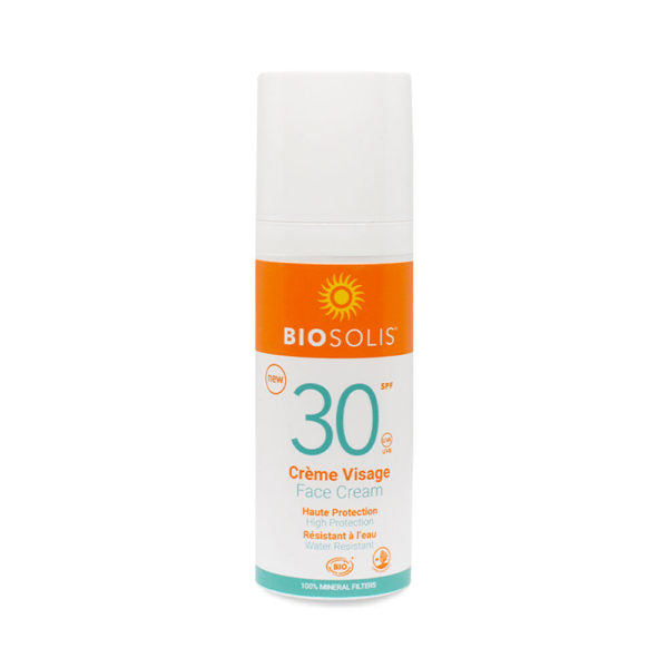 Biosolis SPF30 Face Cream - Aurinkovoide kasvoille 50 ml - Päiväys 12/2024