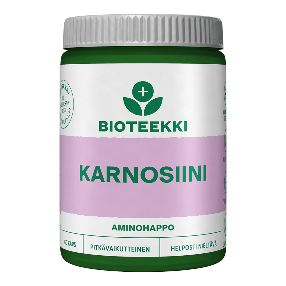 Bioteekki Karnosiini 60 kaps. - Sinunapteekki.fi