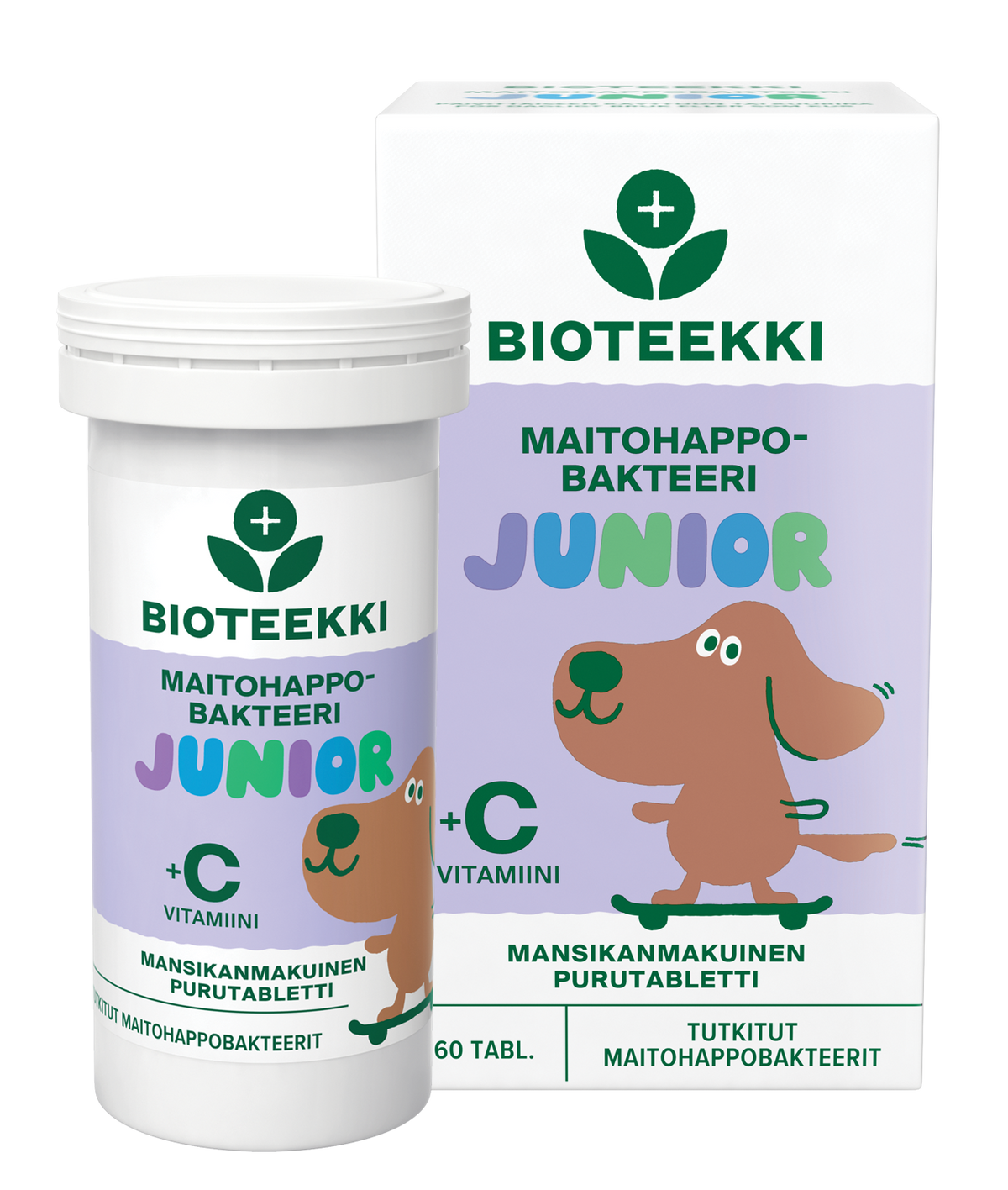 Bioteekki Maitohappobakteeri Junior 60 tabl.