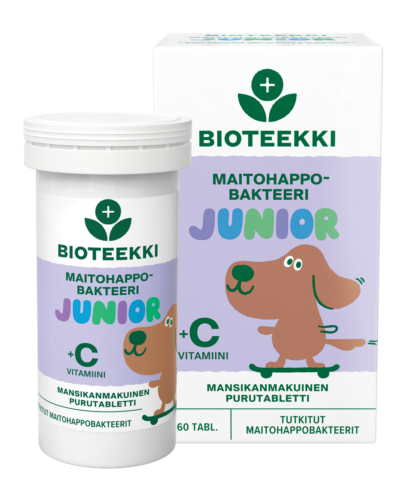 Bioteekki Maitohappobakteeri Junior 60 tabl.