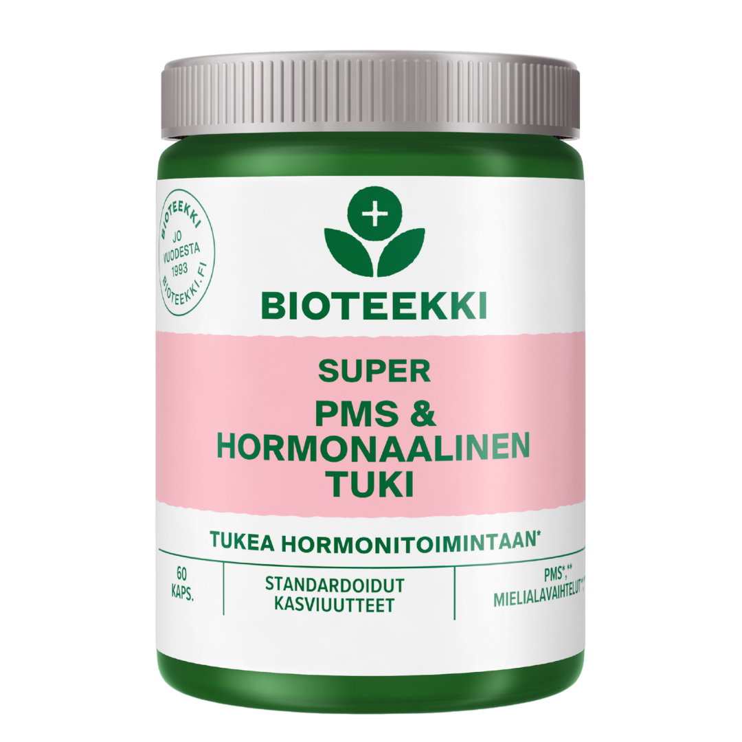 Bioteekki Super PMS & Hormonaalinen Tuki 60 kaps.