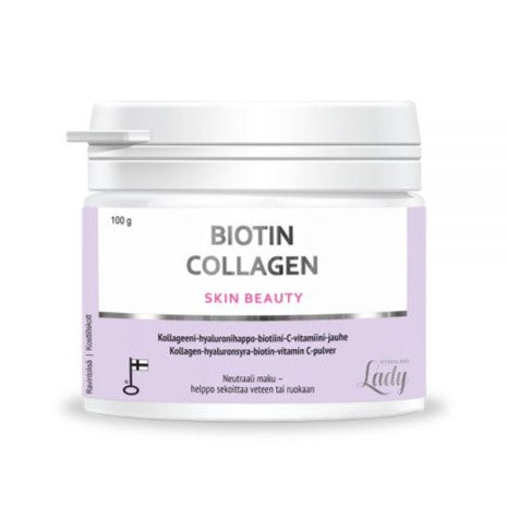 Biotin Collagen jauhe 100 g - Päiväys 09/2024