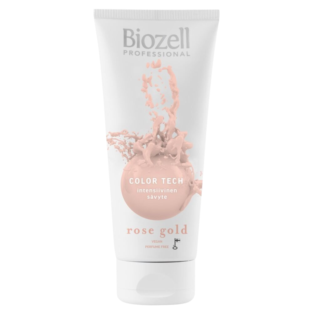 Biozell Professional Color Tech - Intensiivinen sävyte Rose Gold 200 ml