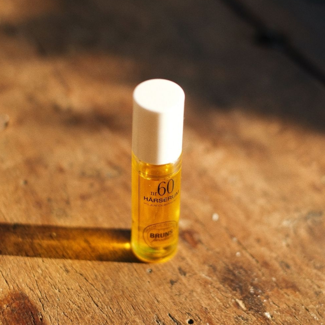 Bruns Products Nr60 Hair Serum Soft Olibanum - Hiusseerumi 10 ml Ravitseva ja kosteuttava seerumi kuiville, karheille ja vaurioituneille hiuksille, sinunapteekki.fi
