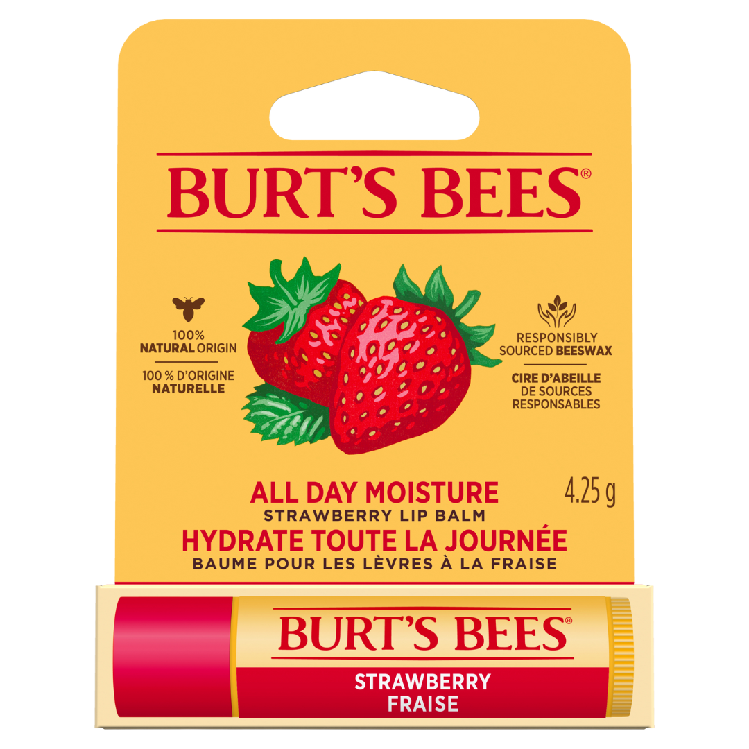 Burt's Bees Strawberry Lip Balm - Huulivoide Mansikka 4,25 g