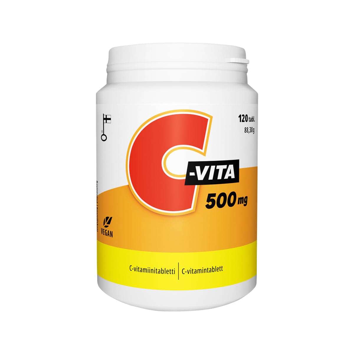 C-Vita 500 mg 120 tabl. - Sinunapteekki.fi
