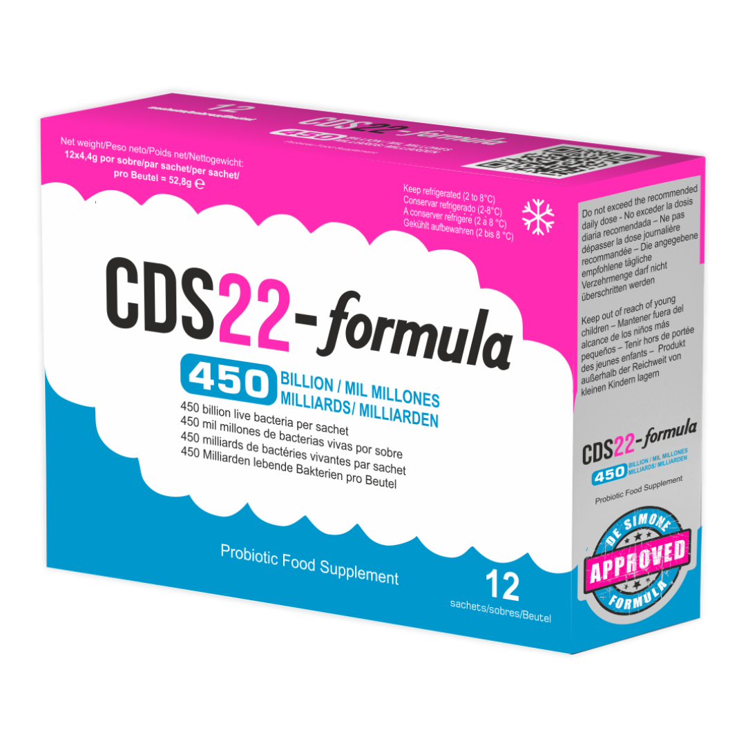 CDS22-formula 450 miljardia - Maitohappobakteerijauhe 12 annospussia