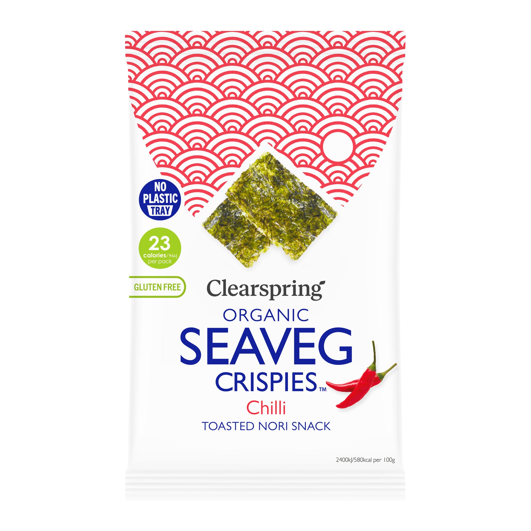 Clearspring Merileväsnack Chili 4 g