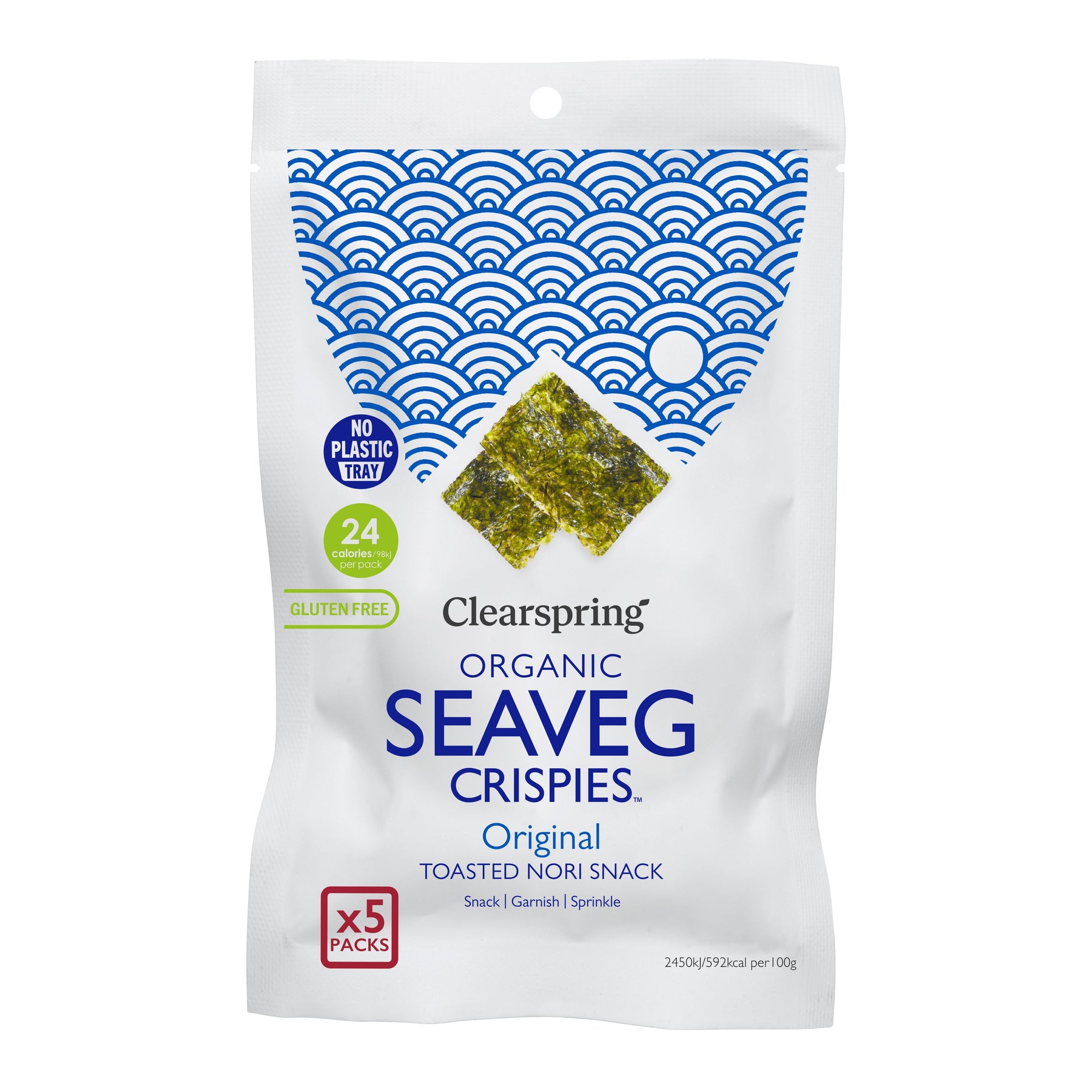 Clearspring Merileväsnack 5 x 4 g