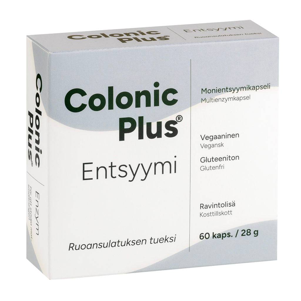 Colonic Plus Entsyymi Ruoansulattaja 60 tabl. - Päiväys 02/2025 - Sinunapteekki.fi