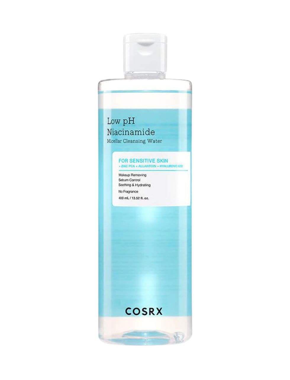 COSRX Low pH Niacinamide Micellar Cleansing Water - Misellipuhdistusvesi 400 ml - Sinunapteekki.fi