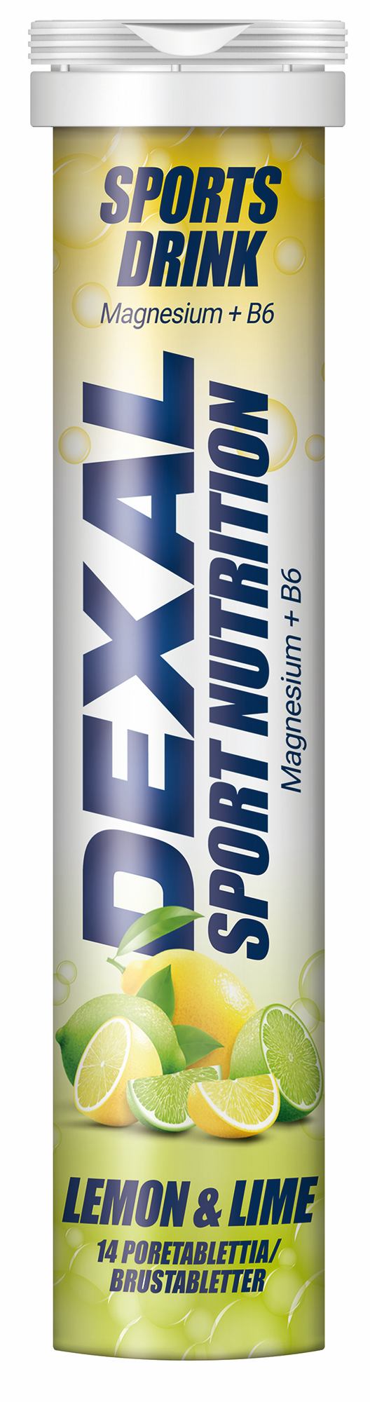 Dexal Sport Nutrition - Magnesium + B6 Sitruuna-Lime 14 Poretablettia