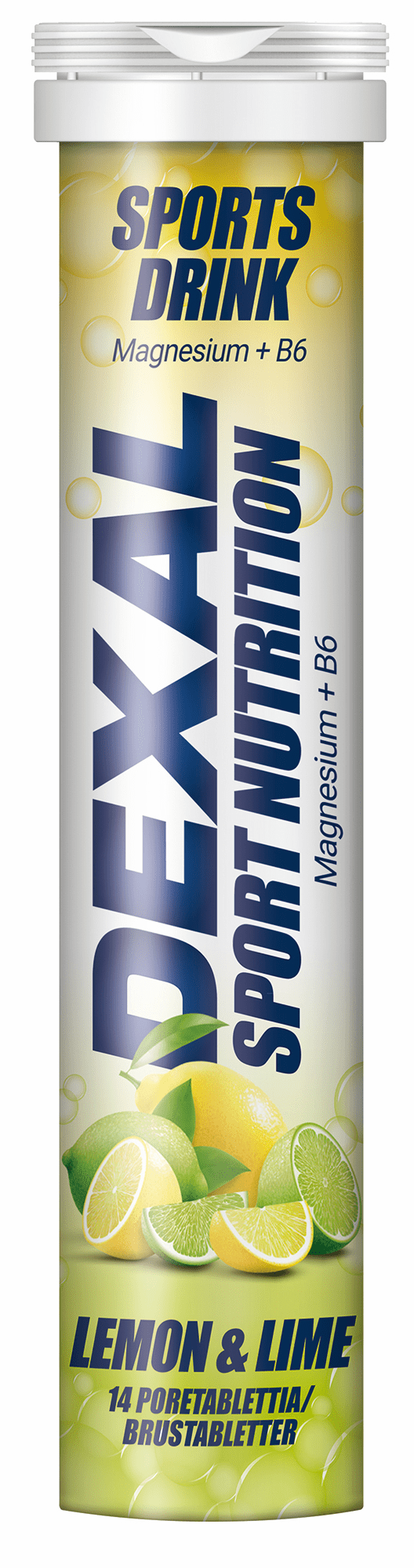 Dexal Sport Nutrition - Magnesium + B6 Sitruuna-Lime 14 Poretablettia