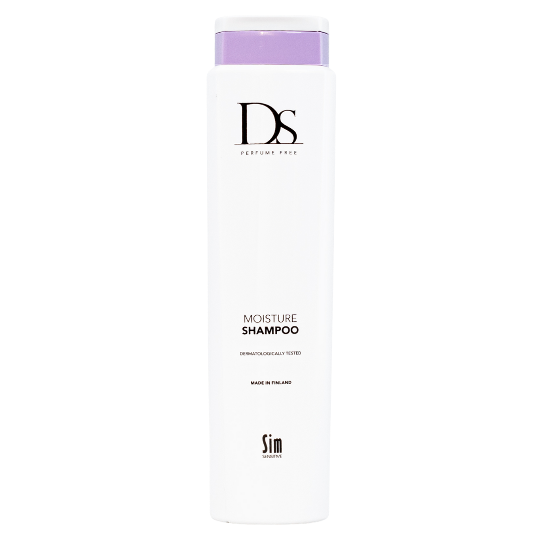 Tehokkaasti hiuksia kosteuttava DS Moisture Hajusteeton Shampoo