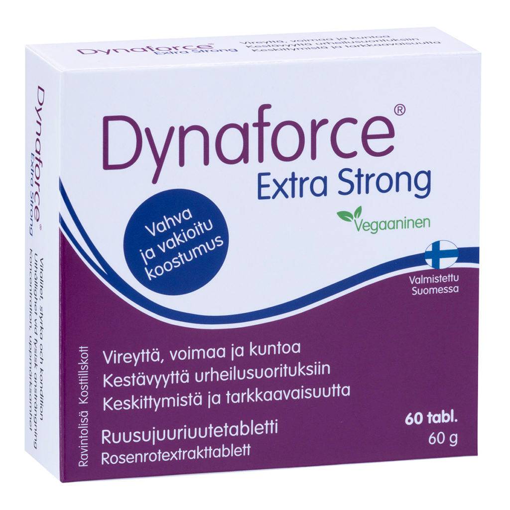 Dynaforce Ruusujuuri Extra Strong 60 tabl. - Sinunapteekki.fi