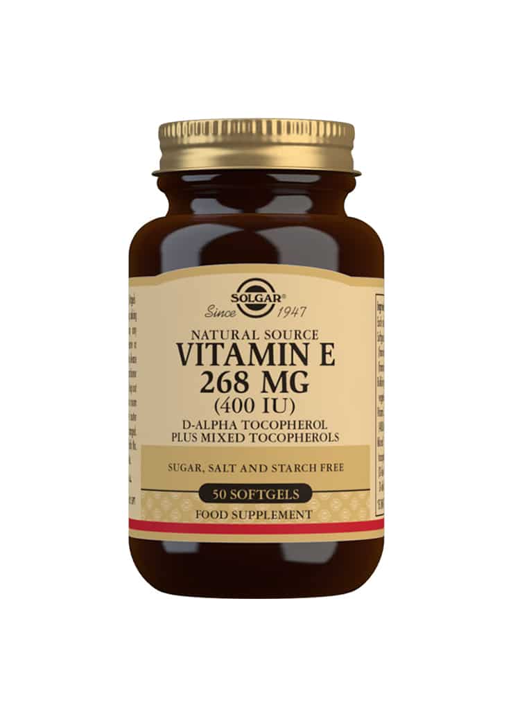 Solgar Vitamin E 268 mg - E-vitamiini 50 kaps. - Sinunapteekki.fi