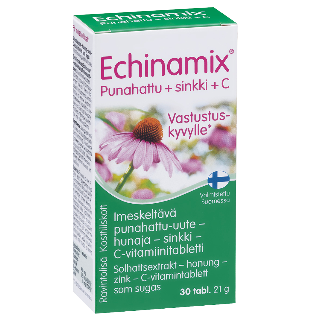 Echinamix Punahattu + Sinkki + C 30 tabl.