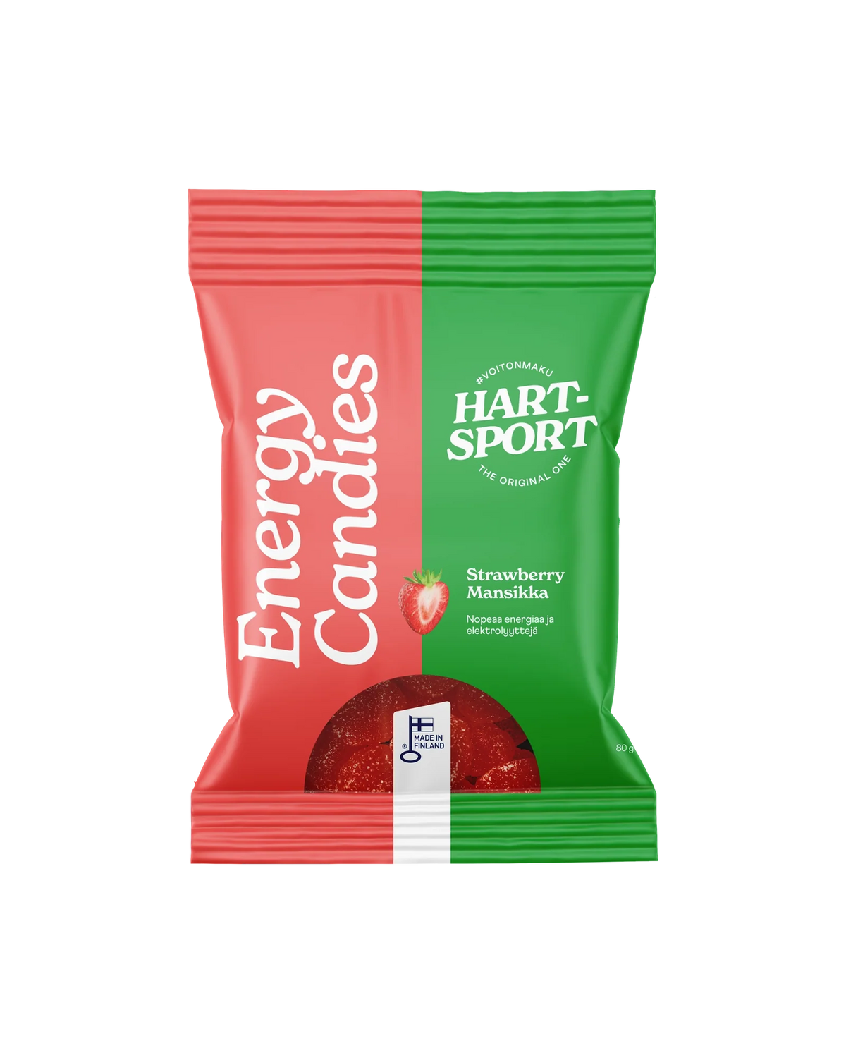 Hart-Sport Energiakarkit Mansikka 80 g