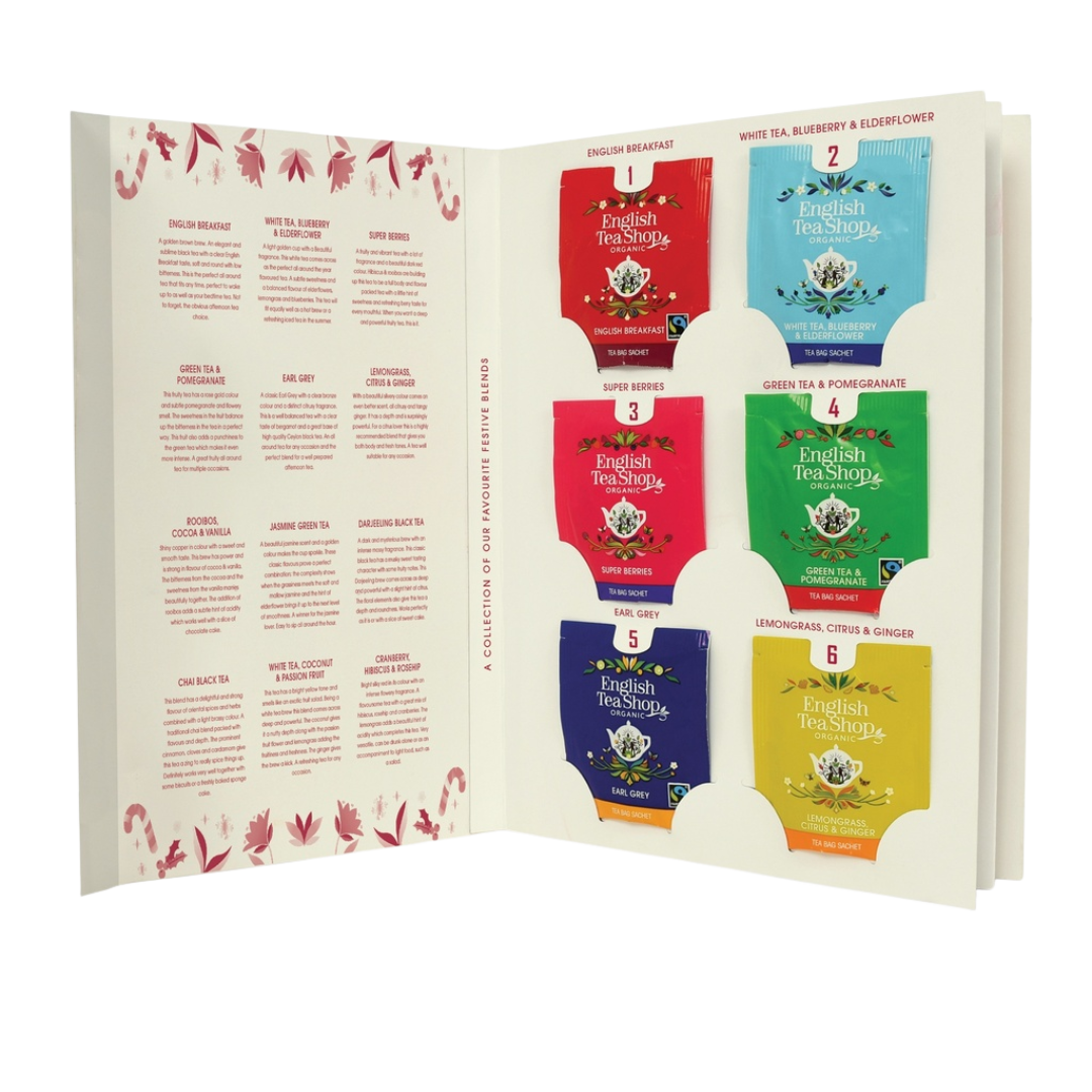 English Tea Shop Advent Tea Calendar - Teejoulukalenteri kirjanen