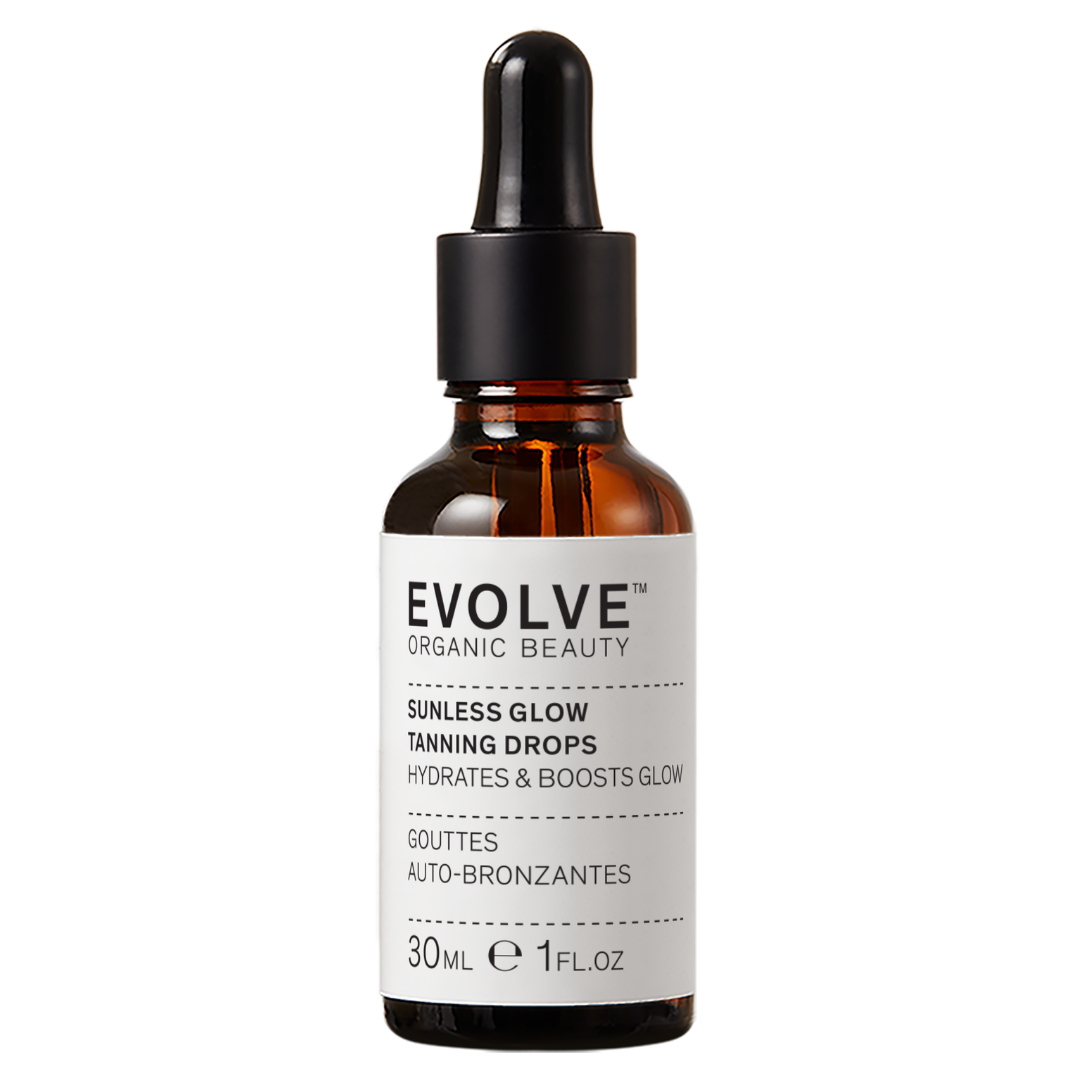 Evolve Organic Beauty Sunless Glow Tanning Drops - Itseruskettavat Tipat 30 ml