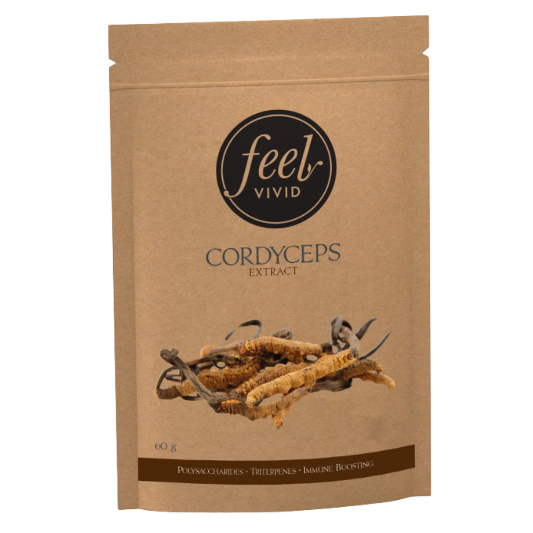 Feel Vivid Cordyceps-uutejauhe 60 g