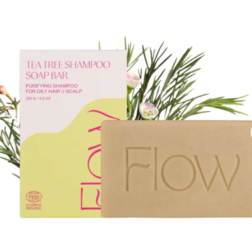 Flow Tea Tree shampoo Soap Bar - teepuu shampoopala 120 g