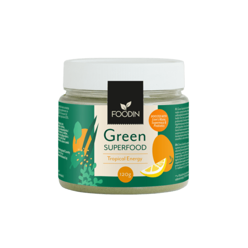 Foodin Green Superfood Tropical Energy - Viherjauhesekoitus 120 g