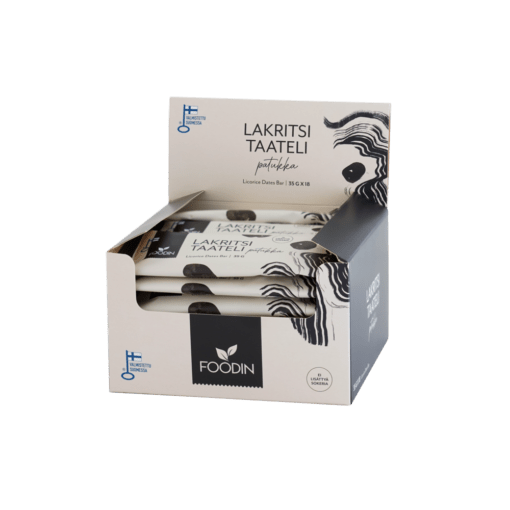 Foodin Lakritsitaatelipatukka 18 x 35 g TUKKUPAKKAUS - Sinunapteekki.fi