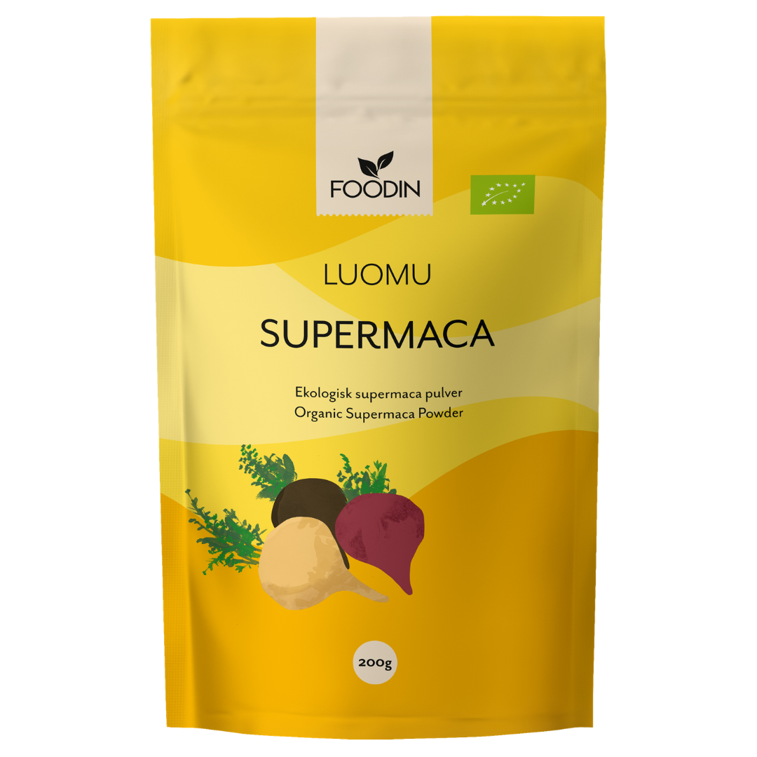 Foodin Supermaca, Luomu 200 g - Sinunapteekki.fi