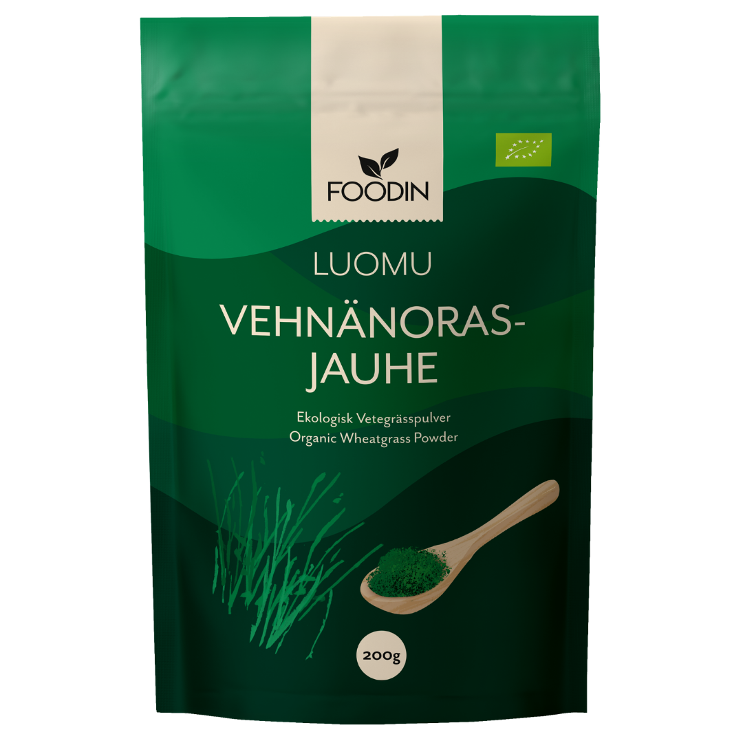 Foodin Vehnänorasjauhe Luomu 200 g - Sinunapteekki.fi