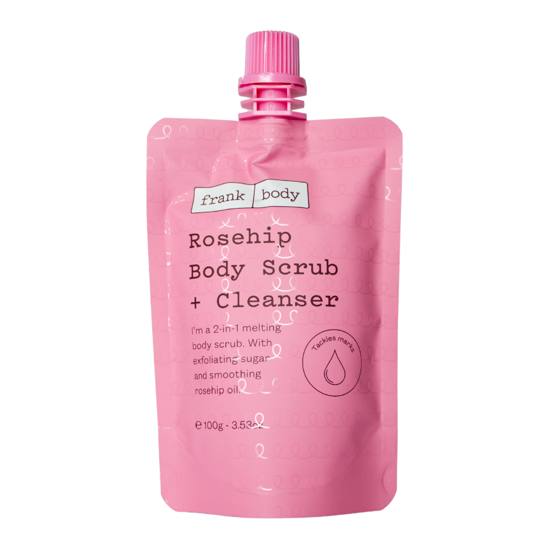 Frank Body Rosehip Body Scrub + Cleanser - Vartalokuorinta 100 g