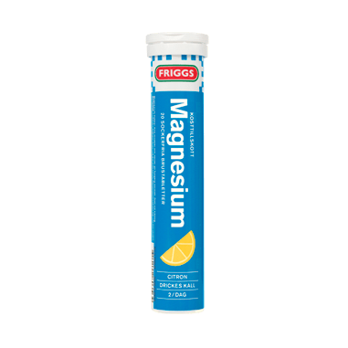 Friggs Magnesium Sitruuna poretabletti 20 poretablettia - erä