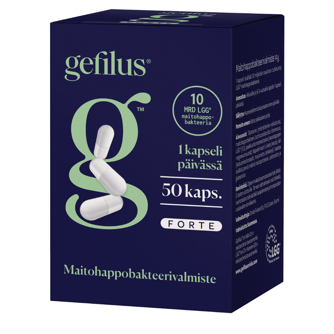 Gefilus Forte Maitohappobakteeri 50 kaps.