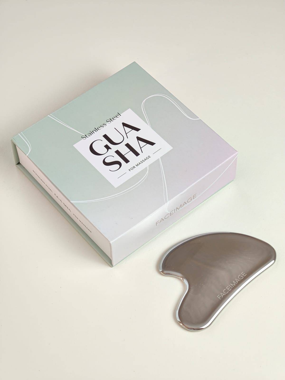 Faceimage Stainless Steel Gua Sha-lasta - Sinunapteekki.fi