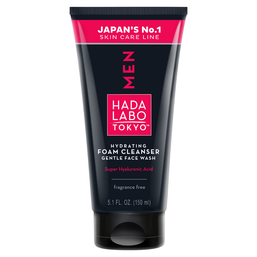 Hada Labo Tokyo MEN Hydrating Foam Cleanser Gentle Face Wash puhdistusaine miehelle