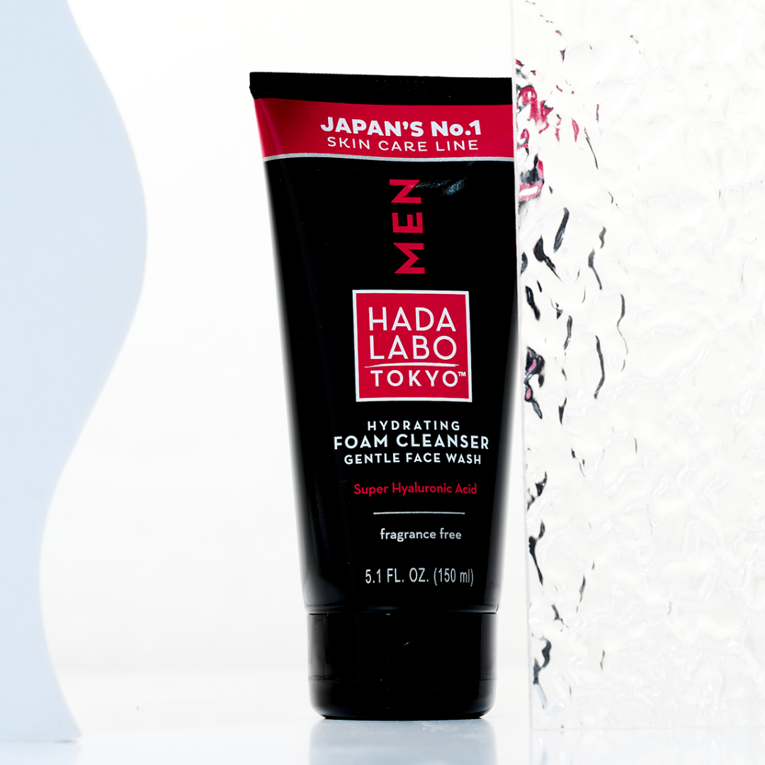 Erityisesti miehen iholle suunniteltu kosteuttava japanilaisen kosmetiikan puhdistusaine.