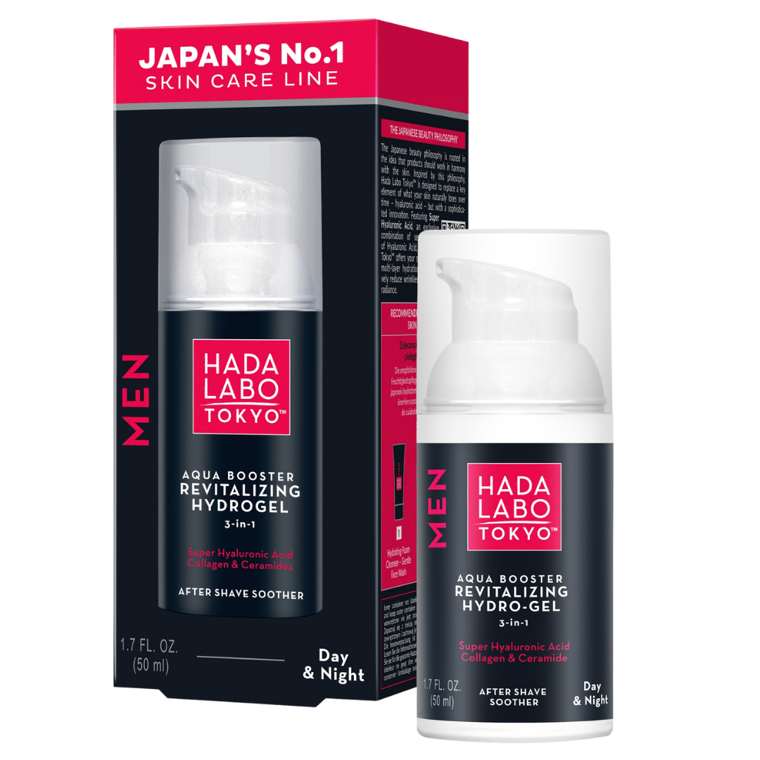 Hada Labo Tokyo MEN Aqua Booster Revitalizing Hydrogel -kasvovoide