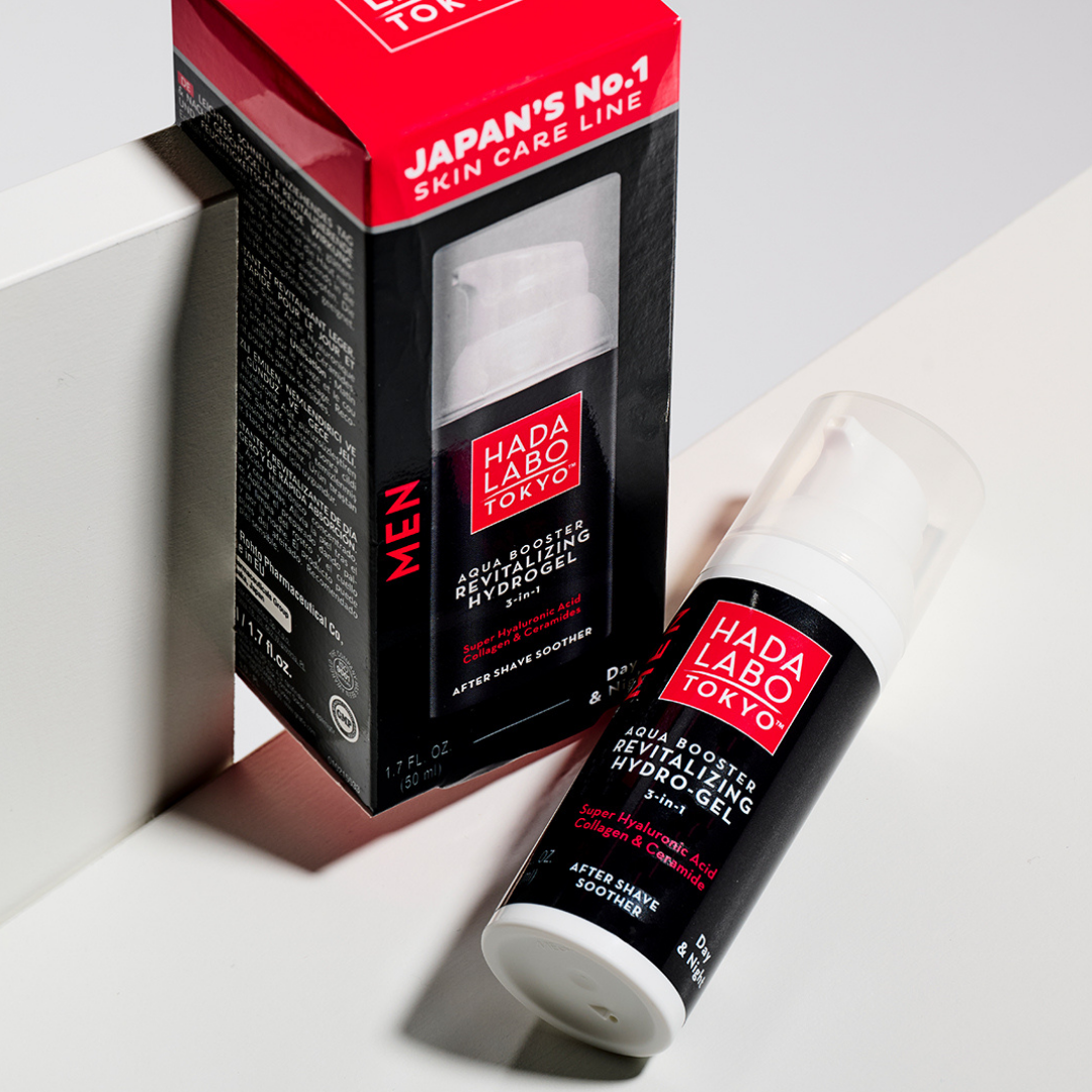 Miehille tarkoitettu J-beauty Hada Labo Tokyo -geelivoide