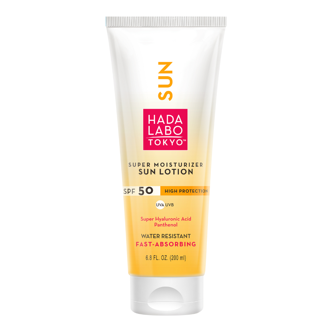 Hada Labo Tokyo Super Moisturizer Sun Lotion SPF 50 - Aurinkovoide 200 ml - Sinunapteekki.fi