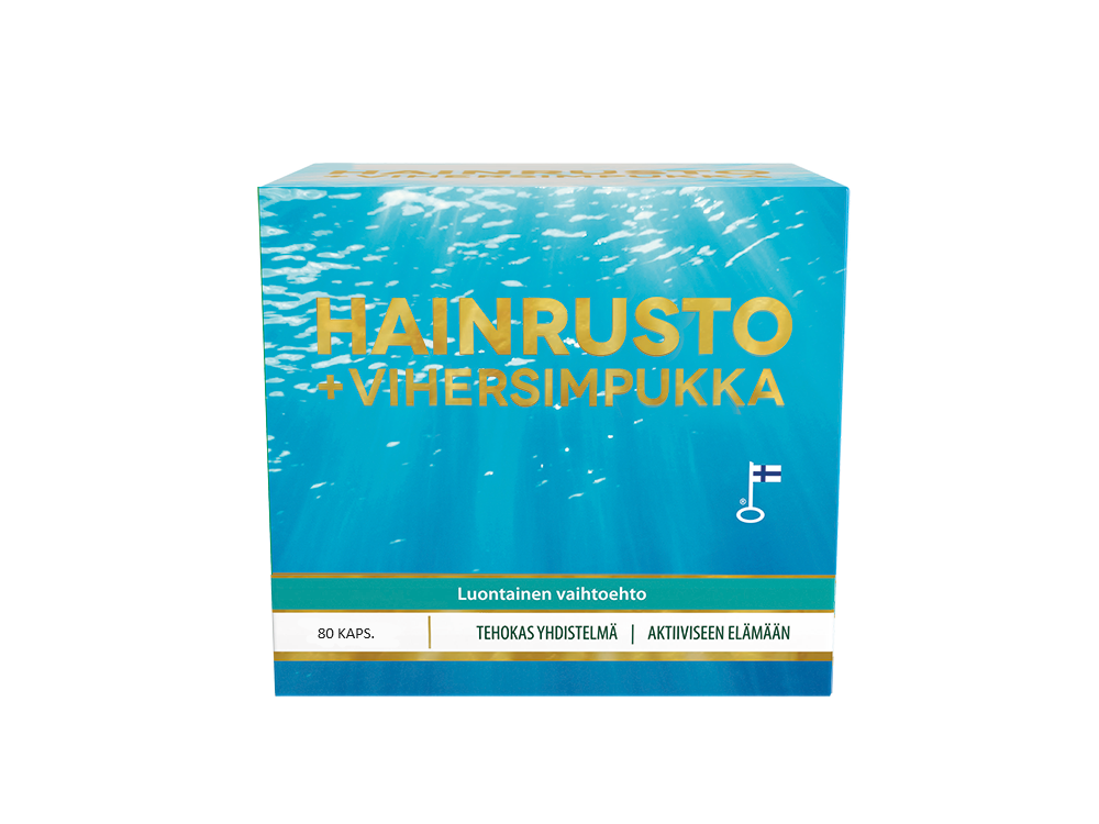 Bioteekin Hainrusto + Vihersimpukka 80 kaps.