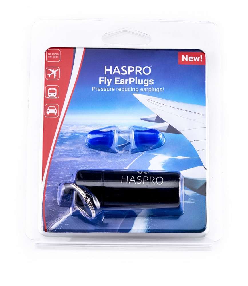 Haspro Fly EarPlugs - Lentokorvatulpat matkustamiseen 1 pari - Sinunapteekki.fi