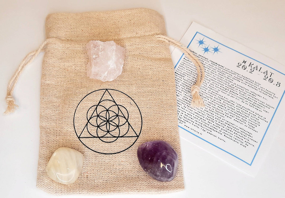 Infinita Horoskooppikristallit Kalat 3 kpl - Sinunapteekki.fi