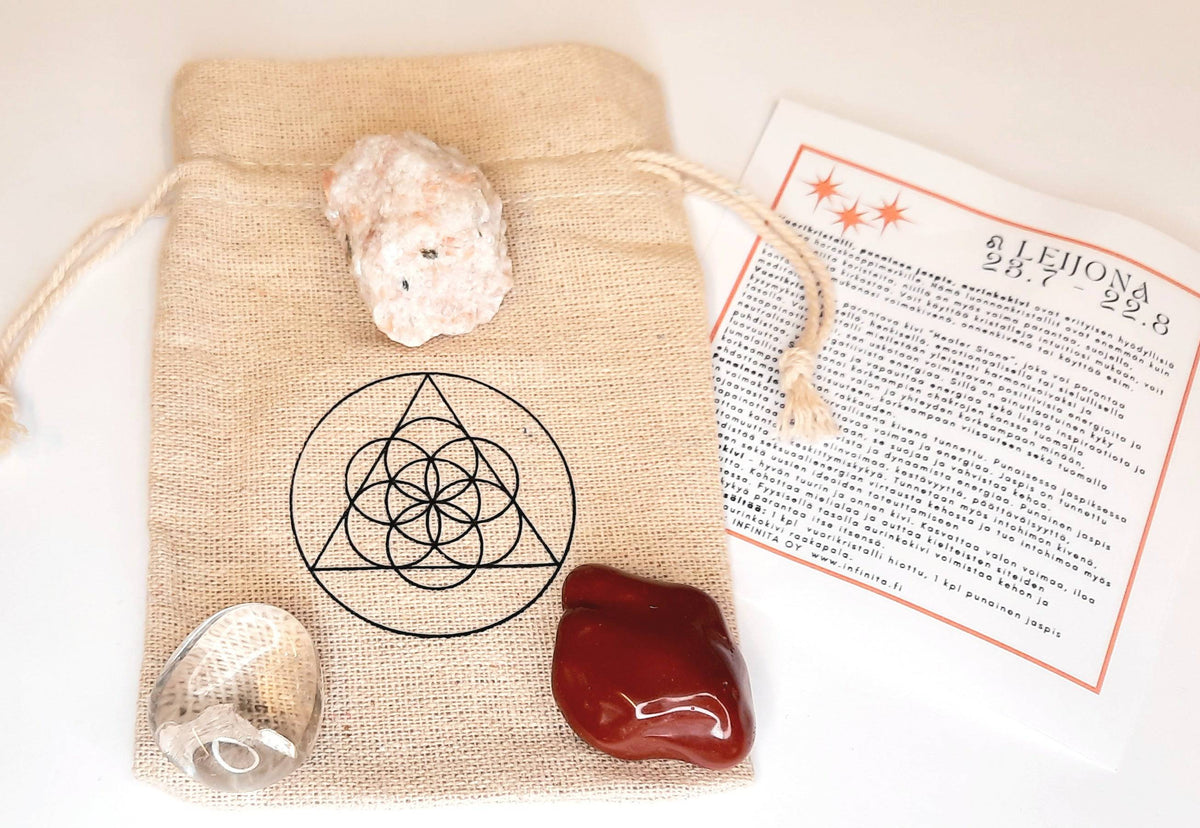 Infinita Horoskooppikristallit Leijona 3 kpl - Sinunapteekki.fi