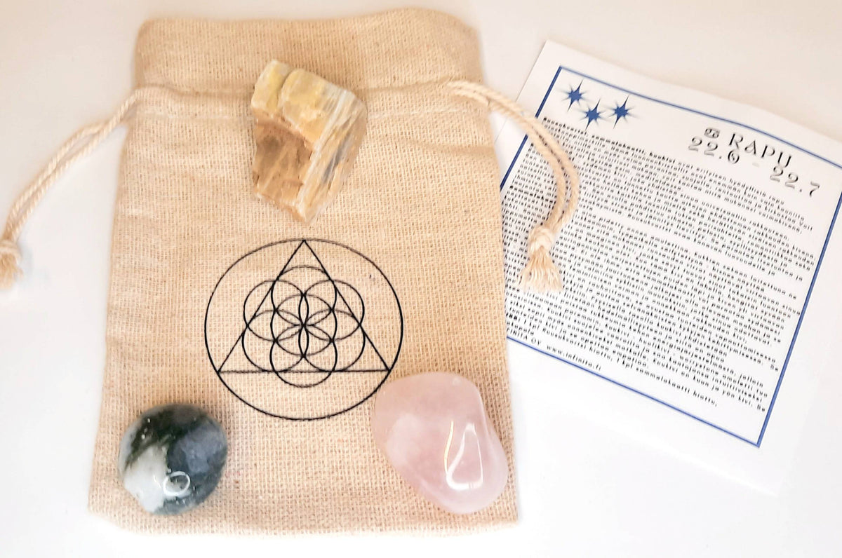 Infinita Horoskooppikristallit Rapu 3 kpl - Sinunapteekki.fi