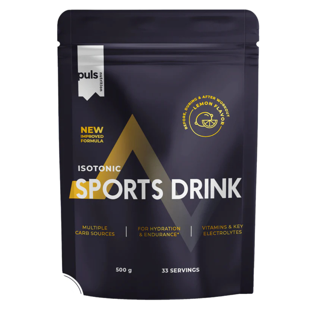 Puls Nutrition Isotonic Sports Drink - Urheilujuomajauhe Sitruuna 500 g