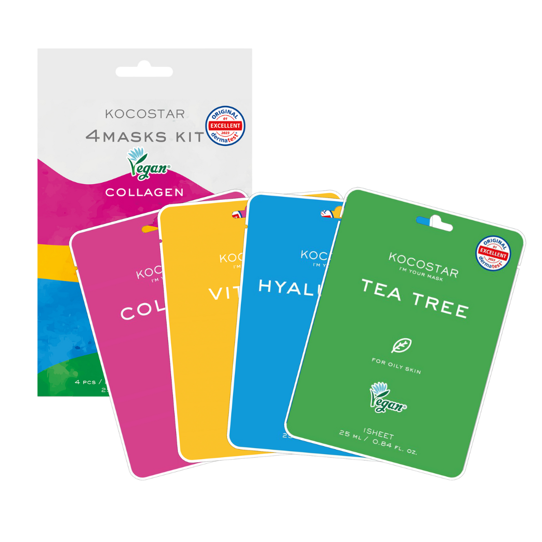 KOCOSTAR 4 Masks Kit - 4 Kangasnaamiota