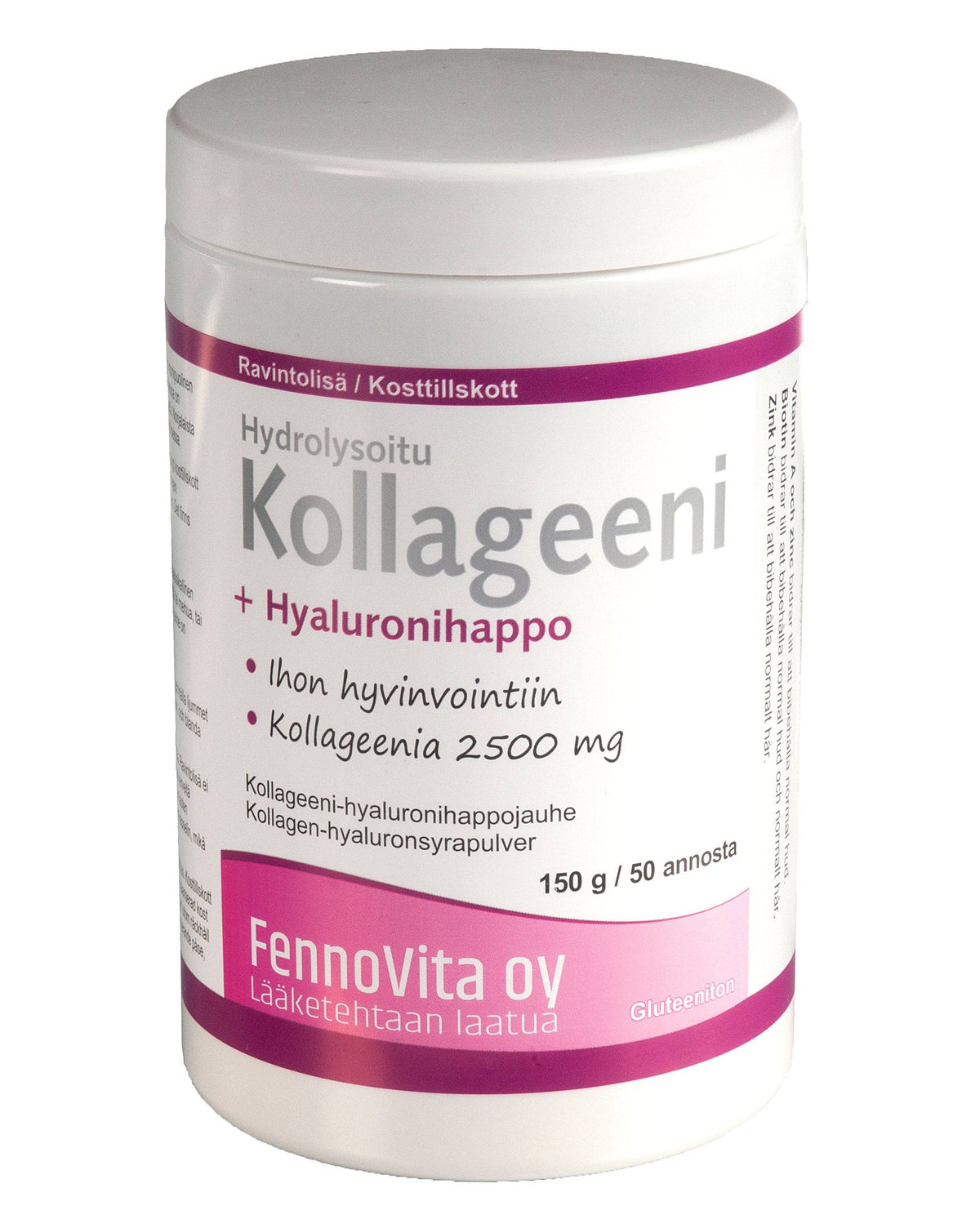 FennoVita Kollageeni + Hyaluronihappo 150 g