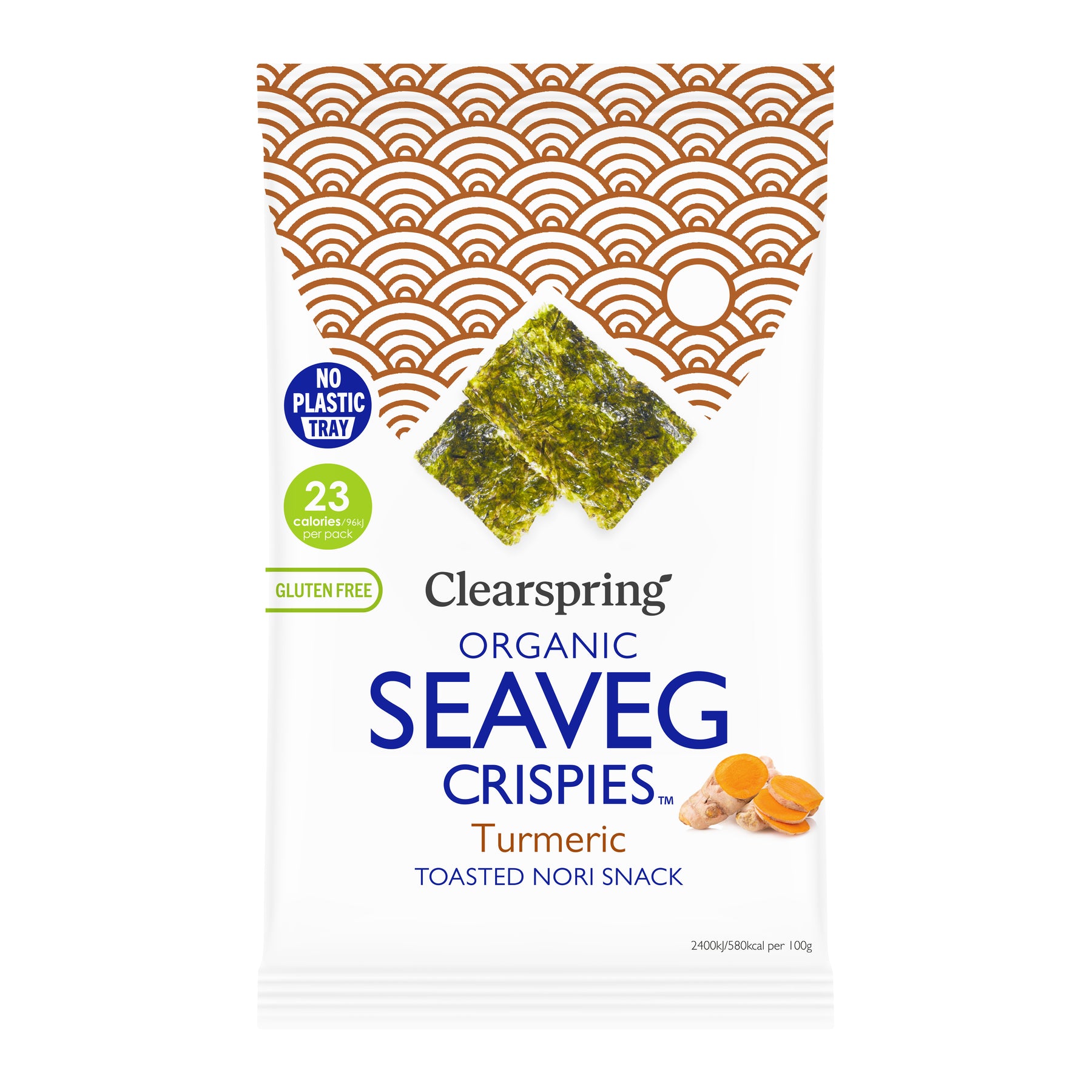Clearspring Merileväsnack Kurkuma 4 g